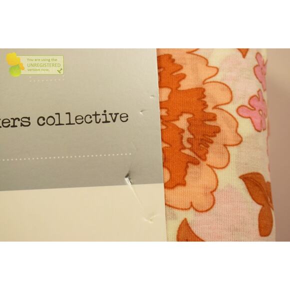Makers Collective Teen Twin Floral Print Jersey Sheet Set* - Picture 2 of 7
